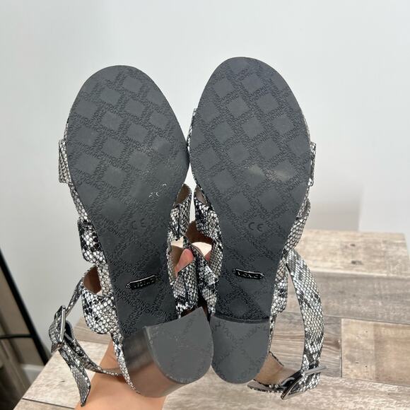 Vionic Blaire Strappy Heeled Sandals Snakeskin - Picture 7 of 9